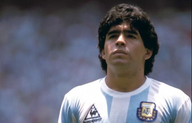 Maradona en el Mundial del '86 | Imagen publicada por Joaquin Priotti en Pinterest.