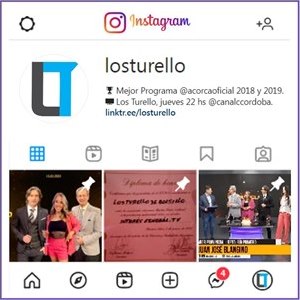 Perfil de Instagram de Los Turello