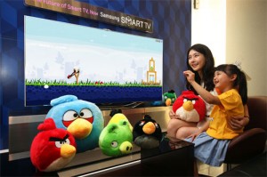 Angry Birds en Samsung Smart TV / Foto: Appsmashups.com
