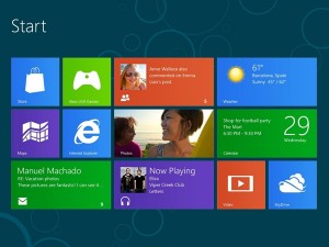 La nueva apariencia de Windows 8 / Foto: Infobae.