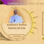 Home page del sitio web oficial del Vaticano.