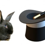El conejo negro y el sombre del mago albino / Imagen: Elaboración propia en base a Entretenemos.com y 123rf.