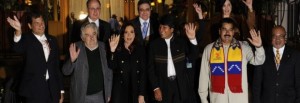 Solidaridad de presidentes latinoamericanos con Evo Morales / Foto: www.nacion.com