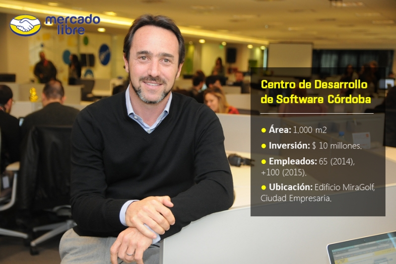 Marcos Galperín -Fundador y CEO de MercadoLibre- aseguró que duplicarán su staff en Córdoba.