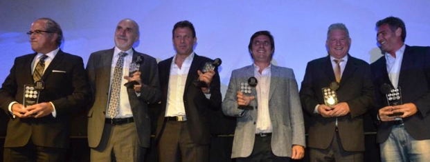 Amuchástegui, Torre, Lenti, Vilosio, Goldman y Santiago, premiados por el diario La Voz del Interior | Foto: www.lavoz.com.ar
