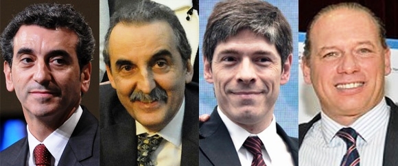 Randazzo, precandidato presidencial, el más perjudicado; Moreno, Abal Medina y Berni, entre los denunciados por los fondos buitre. 