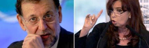 Mariano Rajoy y Cristina Kirchner, quien efectuó una comparación equivocada con España, sobre el mundo en qué viven los sindicalistas | Foto: archivo Turello.com.ar