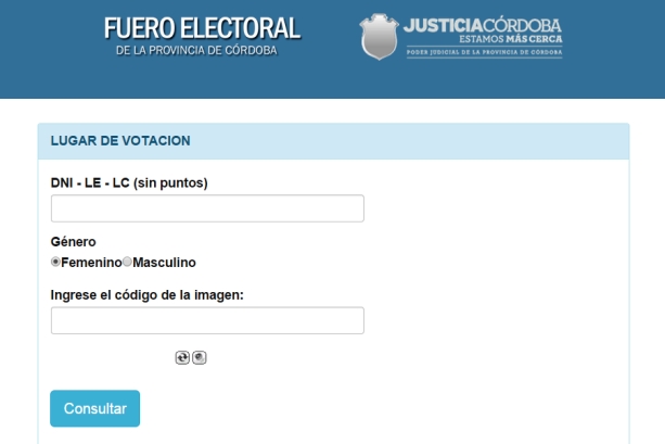 Elecciones Córdoba 2015 - Donde voto