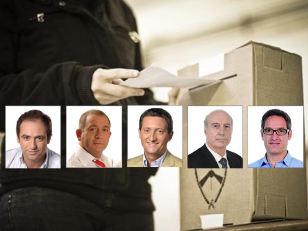 5 de los candidatos a Intendente de la ciudad Córdoba Capital | Imagen: en base a Google Images.