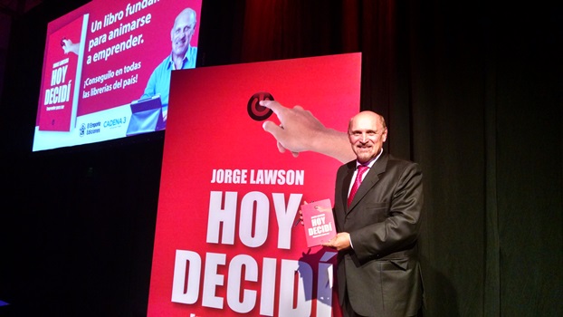 Jorge Lawson en la presentación de su libro "Hoy decidí" | Foto: Turello.com.ar