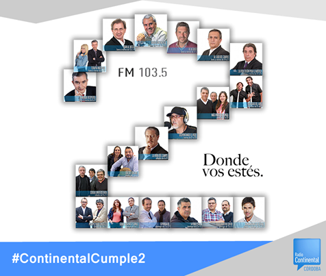 Radio Continental Córdoba celebró su segundo aniversario 
