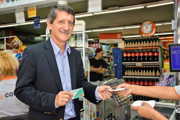 Víctor Penida, gerente general del Banco de Córdoba, en el lanzamiento de Cash Plus | Foto: Prensa Bancor.