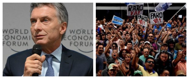 Macri se siente respaldado en las encuestas; los opositores continuarán con sus protestas | Collage: Turello.com.ar