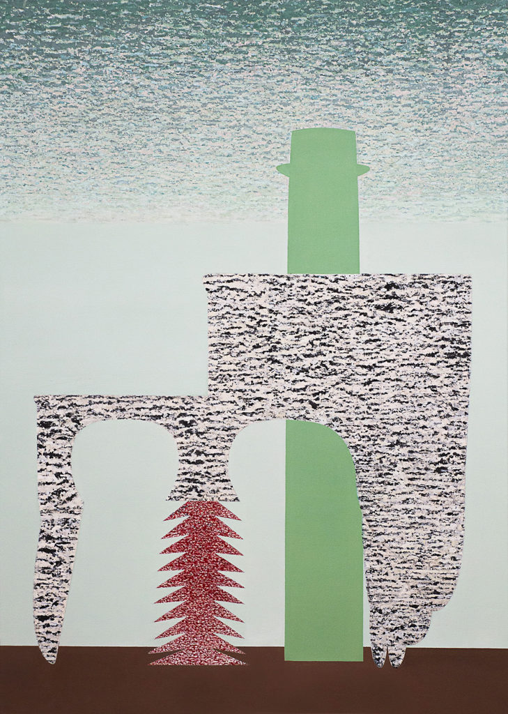 “Tagliafico, el derrotado”, Juan Lasala, acrílico y óleo sobre tela. Obra artística premiada por la Fundación OSDE.
